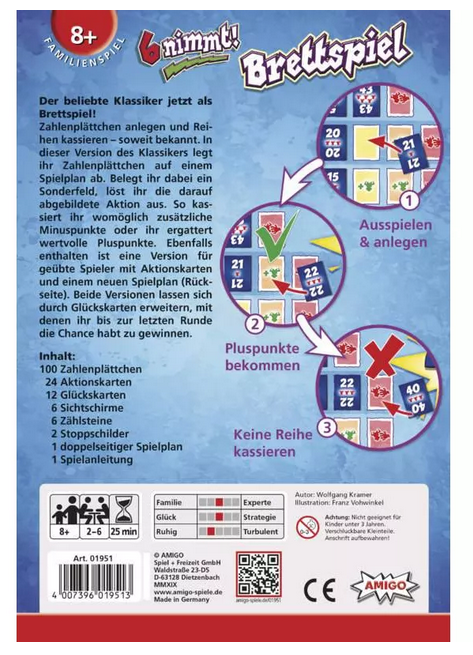 6 nimmt! Brettspiel Deutsch back
