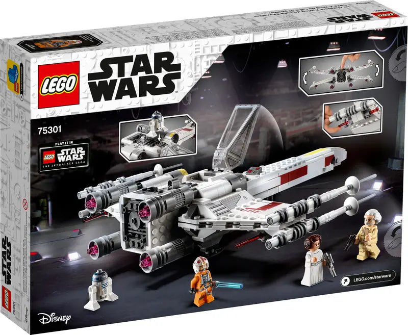 75301 Luke Skywalker X-Wing back