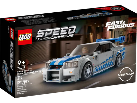 LEGO® Speed Champions 2 Fast 2 Furious – Nissan Skyline GT-R (R34) 76917