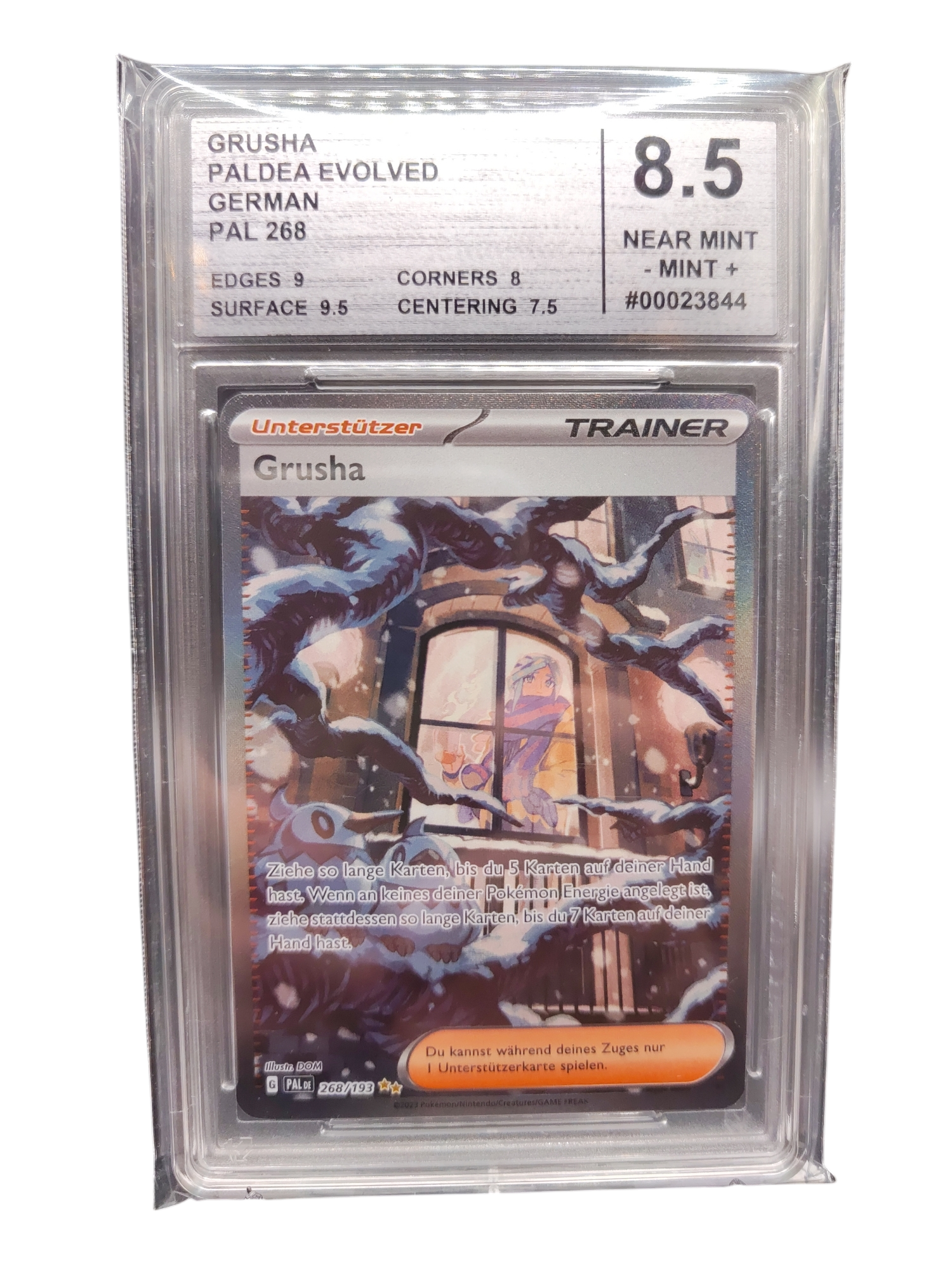 Pokmon Graded Cards - Grusha #268 PAL Deutsch - Cardmarket grading 8. Accio Pokmon Graded Cards - Grusha #268 PAL Deutsch - Cardmarket grading 8. Accio