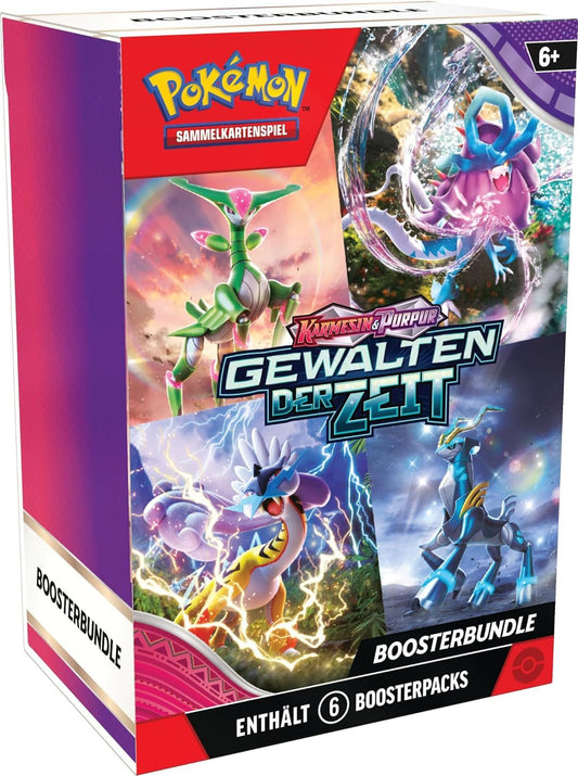 Pokémon Sammelkartenspiel Karemsin & Purpur Gewalten der Zeit Boosterbundle Deutsch