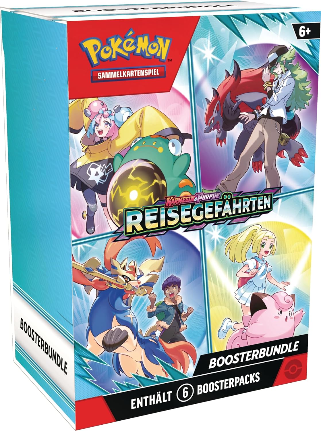 Pokémon Sammelkartenspiel Karemsin & Purpur Reisegefährten Boosterbundle Deutsch