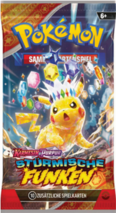 Pokémon Sammelkartenspiel Karmesin & Purpur Stürmische Funken Booster Deutsch