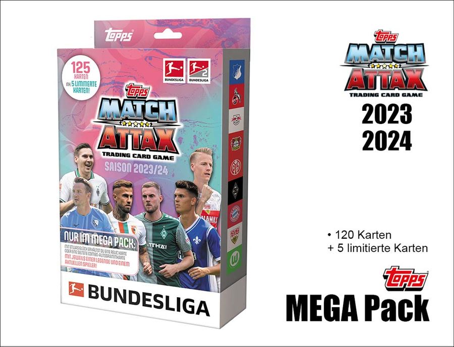 Topps Match Attax - Bundesliga 23/24 Mega Pack Deutsch