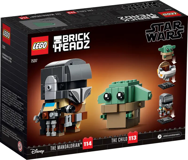 LEGO® Star Wars™ - BrickHeadz - Der Mandalorianer™ und das Kind 75317