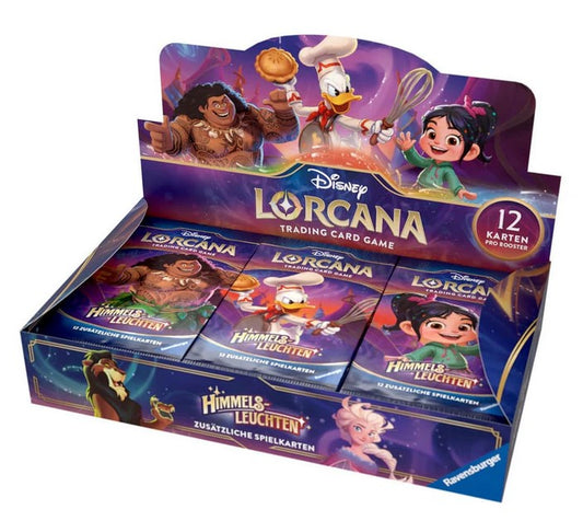 Disney Lorcana TCG - Himmelsleuchten - 24 Booster Display (24 Booster) - DE