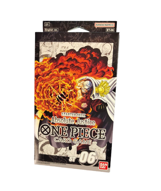 One Piece Card Game TCG - Starter Deck ST-06 Absolute Justice - Englisch