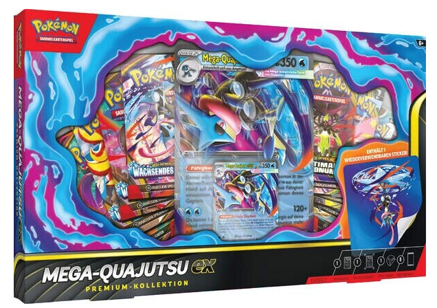 Pokémon Sammelkartenspiel - Mega Quajutsu ex - Premium-Kollektion Deutsch front
