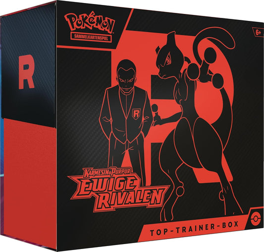 Pokémon Sammelkartenspiel Karmesin & Purpur Ewige Rivalen Top Trainer Box Deutsch