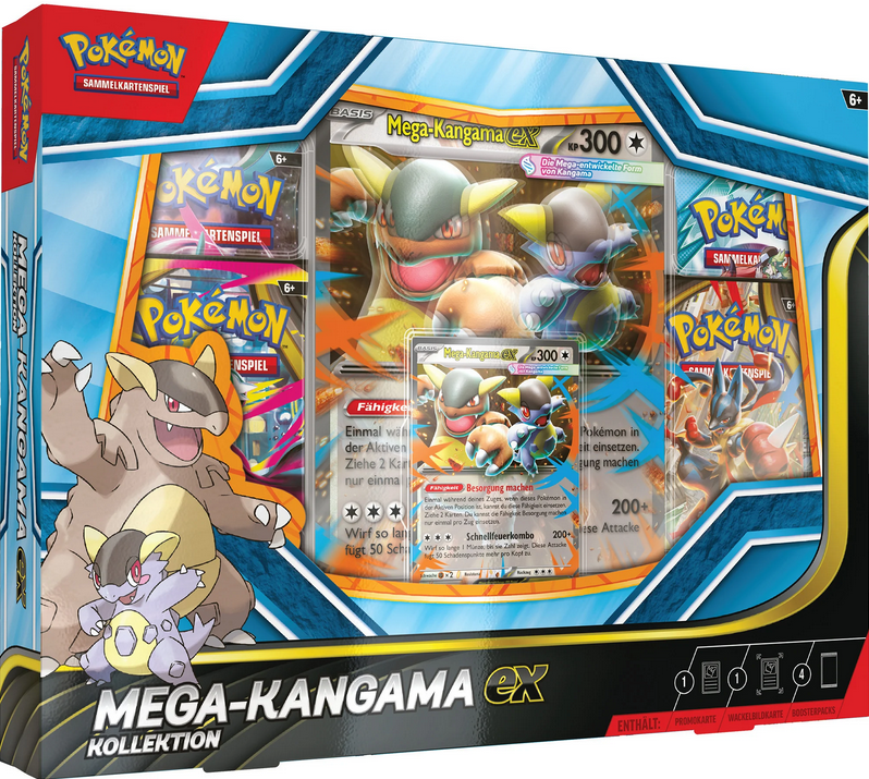 Pokémon Sammelkartenspiel Mega Kangama ex Kollektion Deutsch