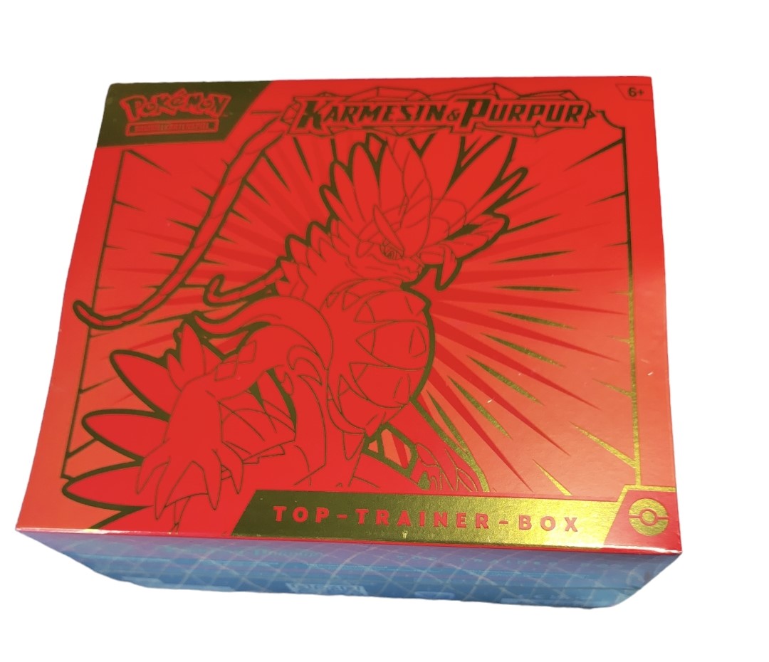 Pokémon Sammelkartenspiel - Karmesin & Purpur Top Trainer Box Koraidon Deutsch