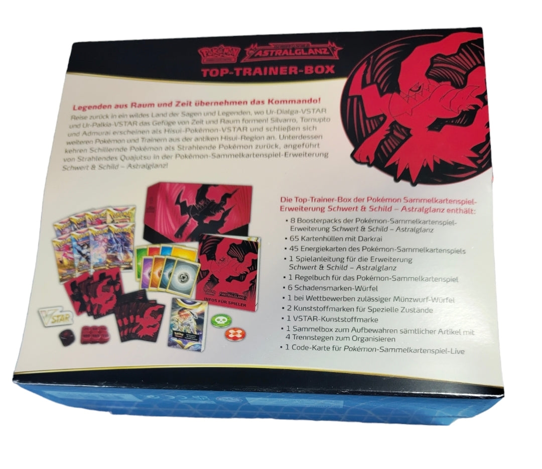 Pokémon Sammelkartenspiel - Schwert & Schild Astralglanz Top Trainer Box Darkrai Deutsch