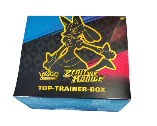 Pokémon Sammelkartenspiel - Zenit der Könige Top Trainer Box Lucario Deutsch