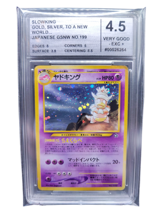 Pokémon Graded Cards - Slowking #199 GSNW Japanisch - Cardmarket grading 4.5